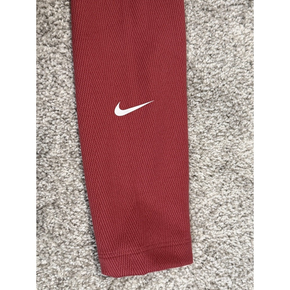 Nike Women's Pink Mid-Rise Therma-Fit One 7/8 Fitness Leggings XS - Picture 6 of 6